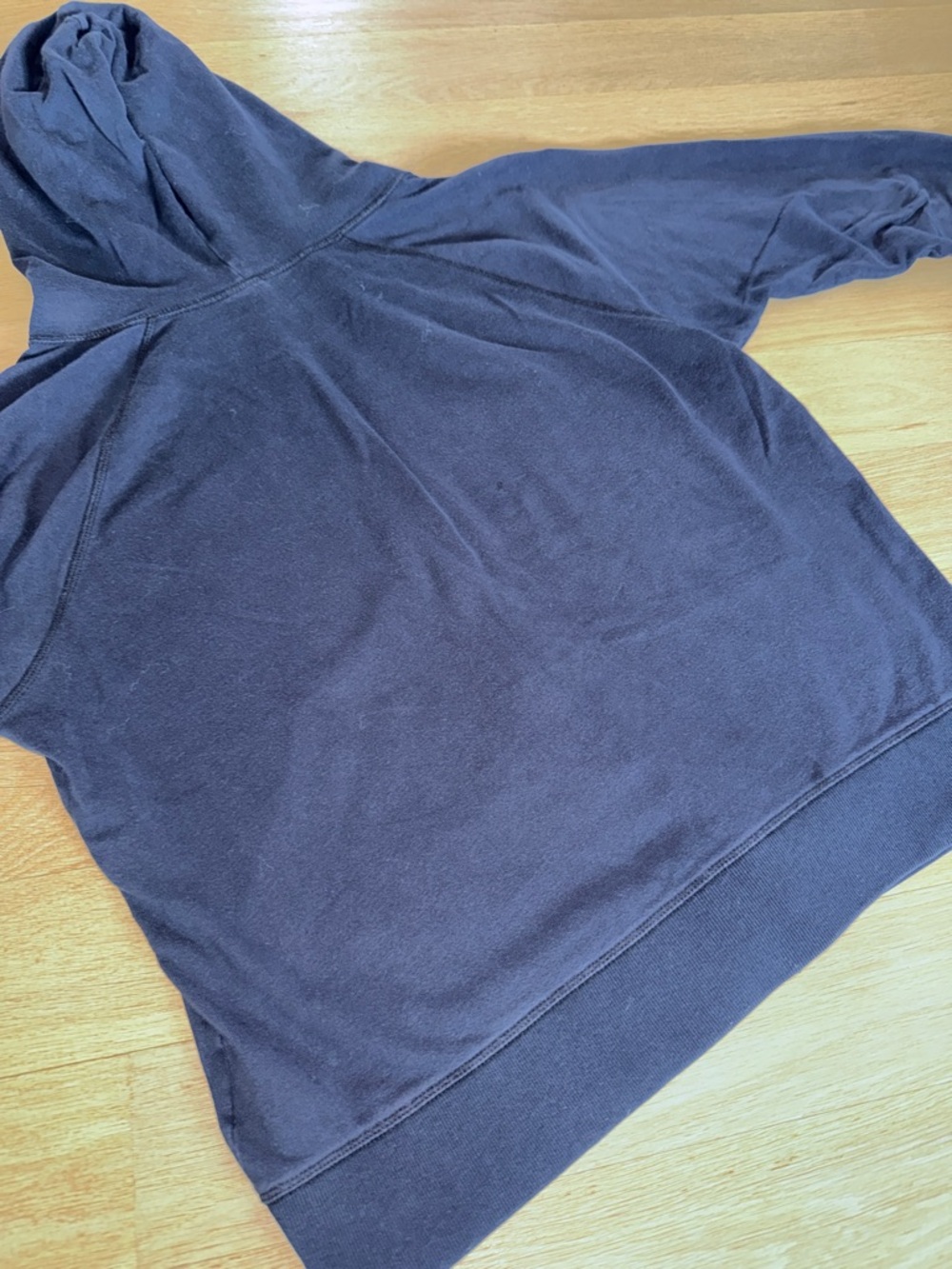 GAP Navy Hoodie with White Logo Sz XL - Picture 10 of 12
